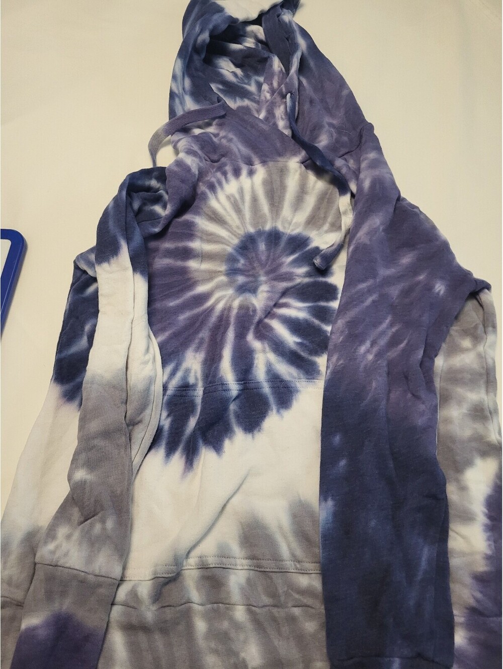 Green Tea Tie-Dye Hoodie in Size Small